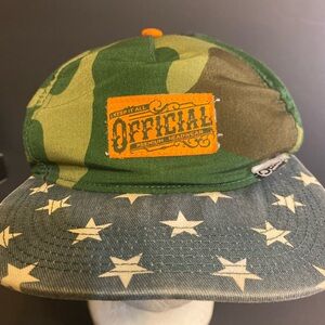 Keep It All Official Premium Headwear Snapback Hat Cap Camouflage Army Orange
